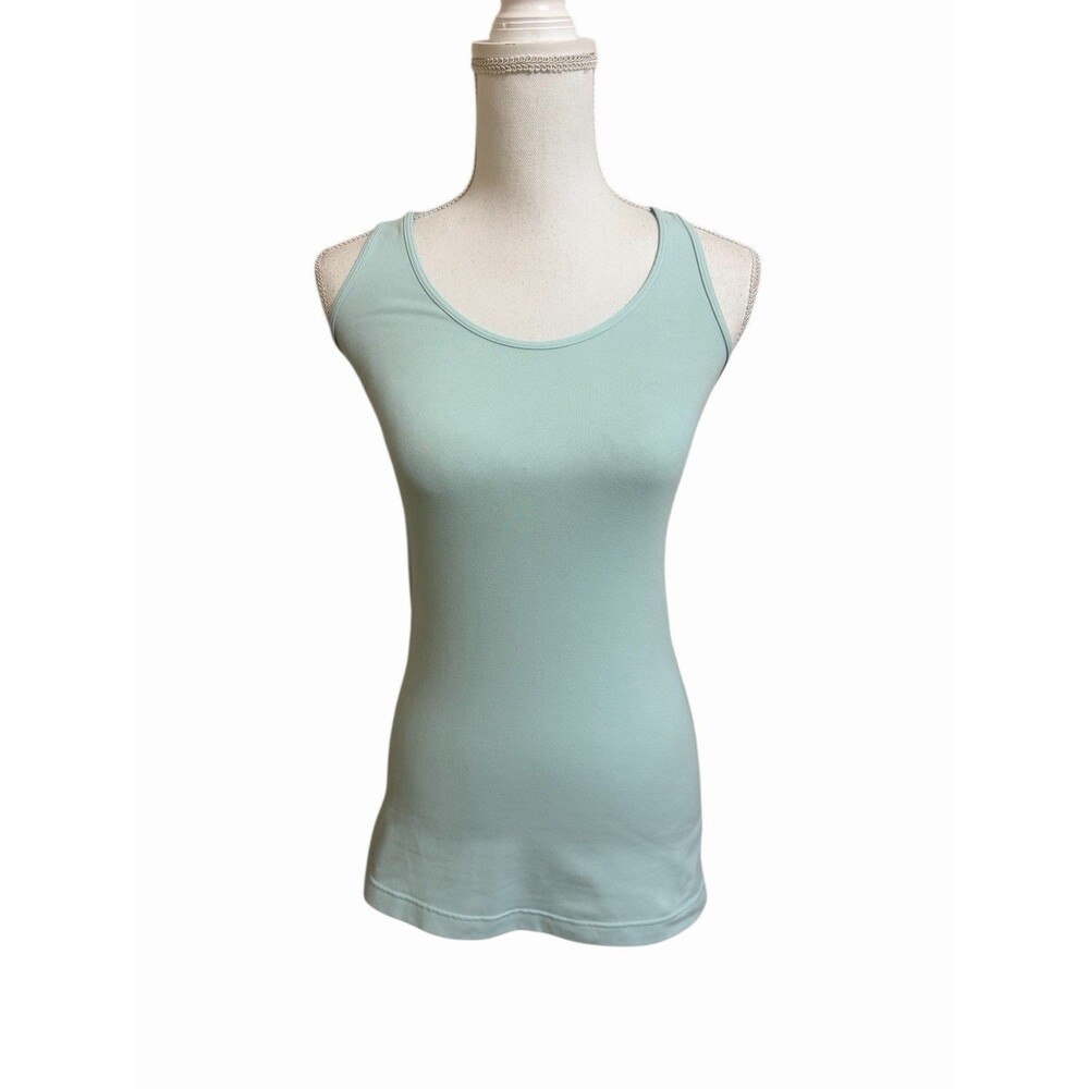 Lululemon Women's 6 Tank Top Cool Racerback Athletic Blue Activewear Aquamarine